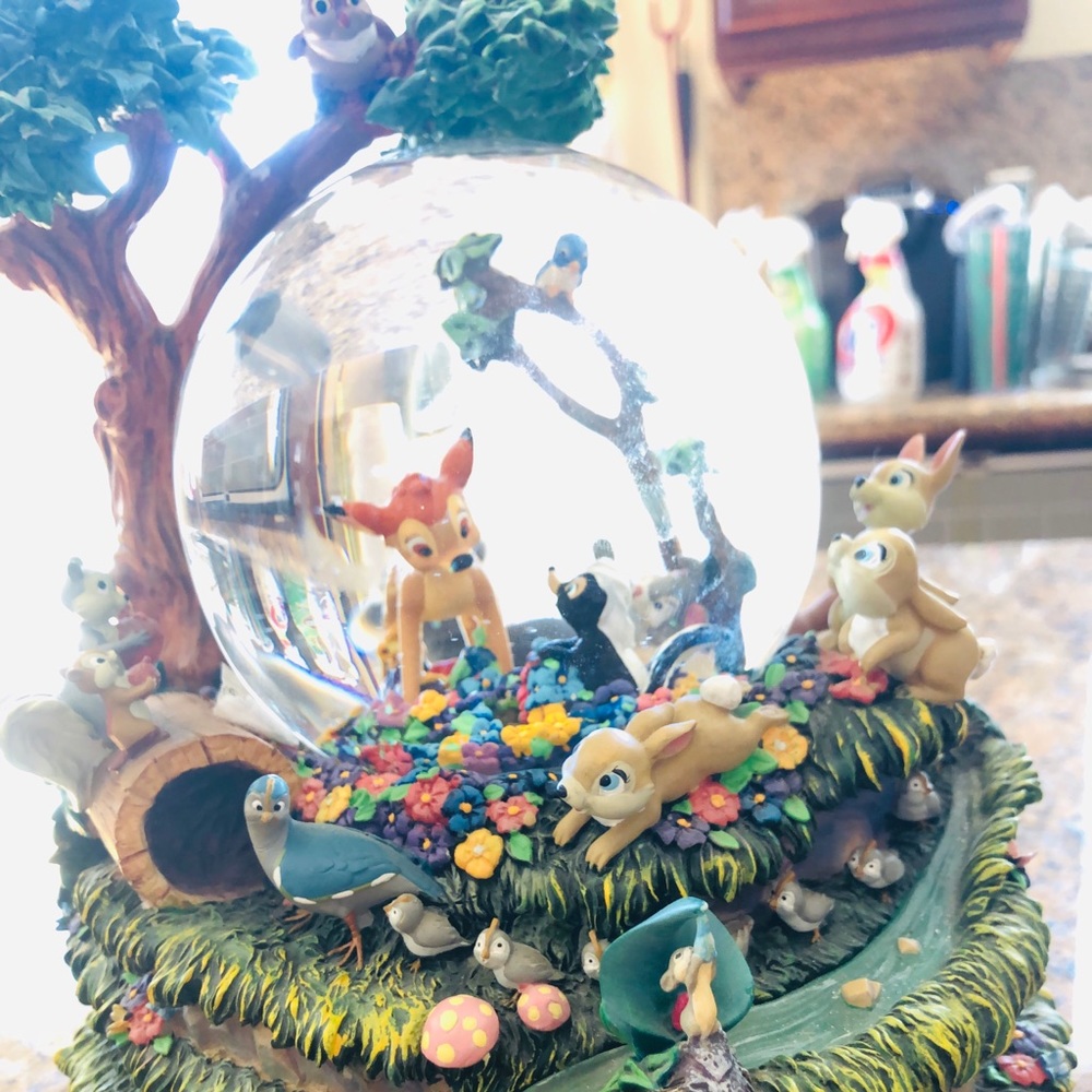 Disney’s Little April Showers Music Snow Globe - Picture 2 of 2